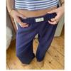 Womens Wide Leg Striped Casual Pants High Waist Loose Fit Street Style 2026