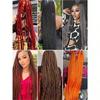 2026 New  Xpression Synthetic Big Braids Crochet Hair Braids Extensions Yaki Straight Hair Women's Jumbo Braids Hair Daily Wear