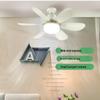E27 Screw Mount Silent Ceiling Fan Light for Home & Restaurant