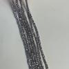 5String, Sparkling Lavender Gray Iridescent Plated Glass Beads 2mm/3mm, Dainty Loose Beads for DIY Minimalist Fairycore Bracelet Jewelry Making 38cm