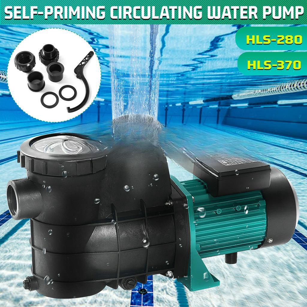 Booster Self-priming Circulating Water  for Pool Cleaner Electric 280w 220V Plastic Swimming Pool Filter Pump