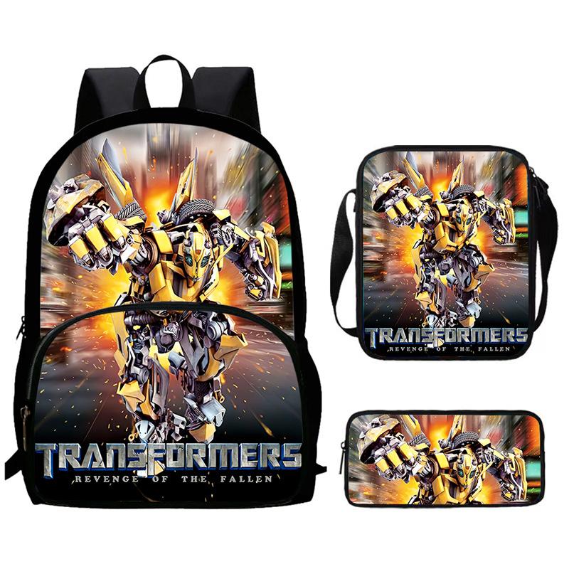 Transformers, Bumblebee Bag High Definition Multi-Function Oxford Lightweight Backpack