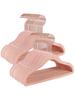 SONGMICS Baby Hangers 50 Pack, Kids Hangers for Closet, 11.8 X 8.1 Inches, Rose Gold 360° Swivel Hooks