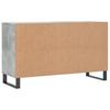 Shoe Rack Concrete Grey 102 X 36 X 60 Cm Particleboard