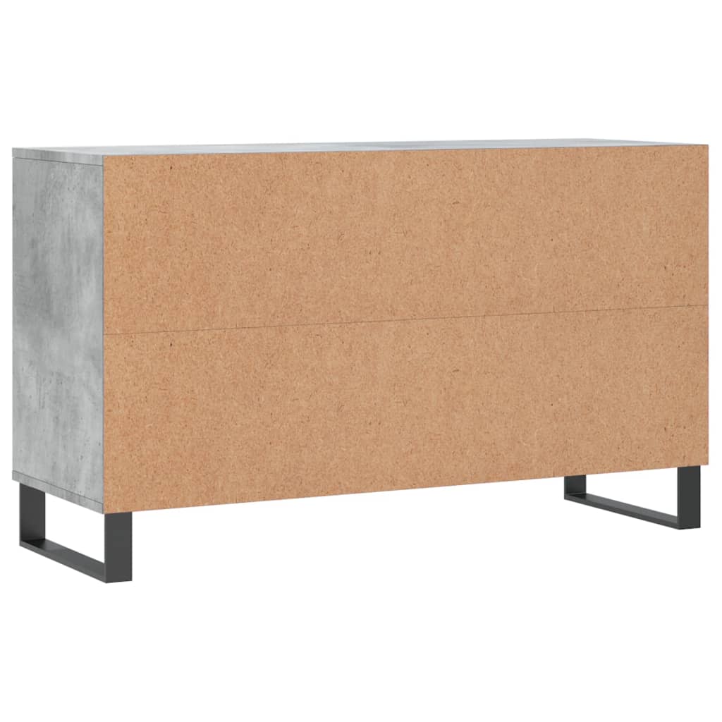 Shoe Rack Concrete Grey 102 x 36 x 60 cm Particleboard