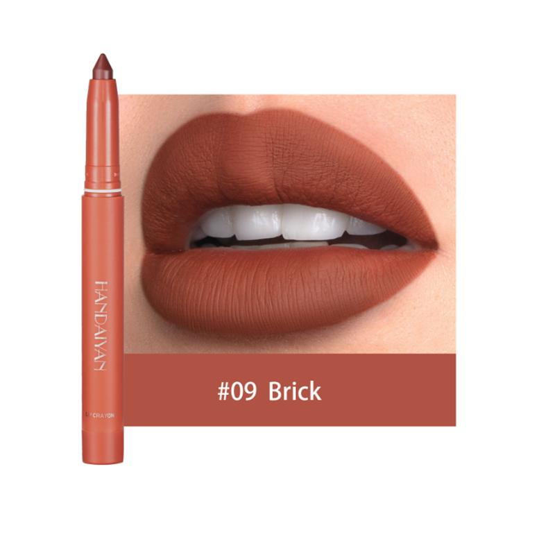 12 Kolorów Nawilżająca Aksamitna Szminka Jedwabista Szminka Narzędzie do Szminki Piękno Wodoodporny Makijaż Usta Automatyczna Kredka Konturówka Maskarada