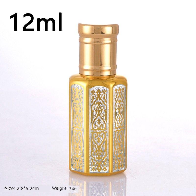 New Product 3ml 6ml 12ml Perfume Refillable Bottles Travel Portable Essential Oil Roller Bottles Glass Empty Bottles Sample Artifact