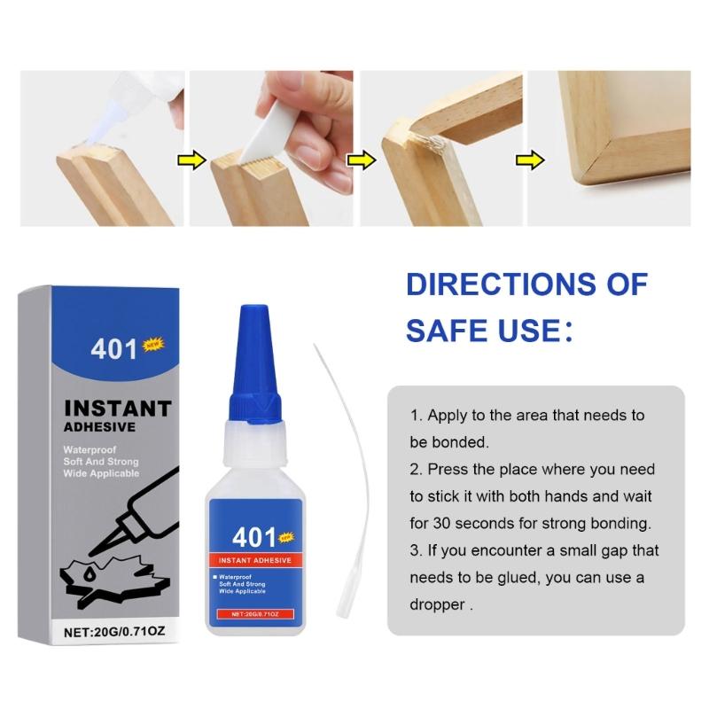 Highly Strength Glues, Instant Adhesive Super Glues, Waterproof Welding Glues For Repair Plastic, Leather, Wood, Glass