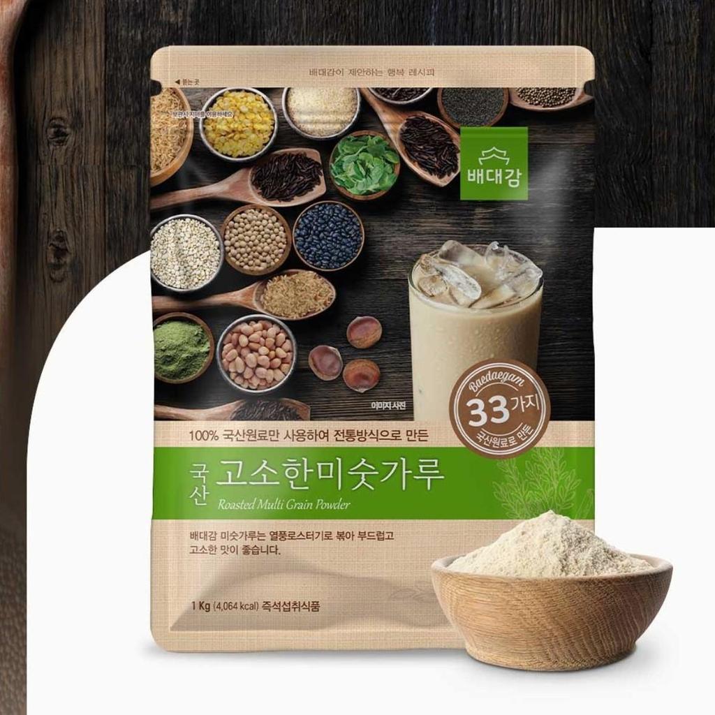 [Baedaegam] Domestic Savory Rice Flour/ 20 Grains Misutgaru 1 Kg, Korean Essential Health Food