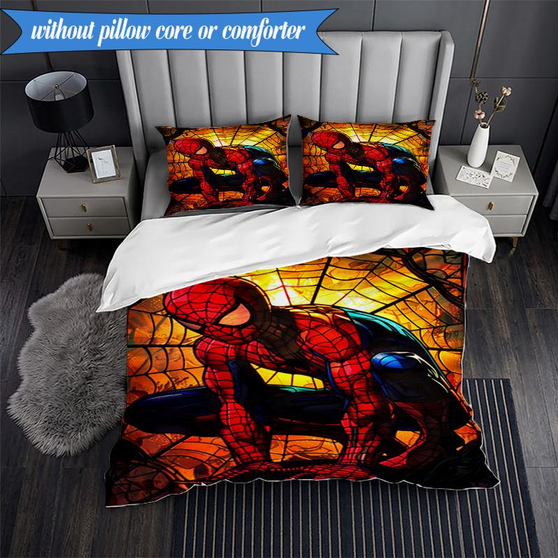 Red Spider 3pcs K-pop Music Group Bedding set,Ideal for Bedroom, Dormitory,Including Duvet Cover And 2pcs Pillowcases,Fan Gifts