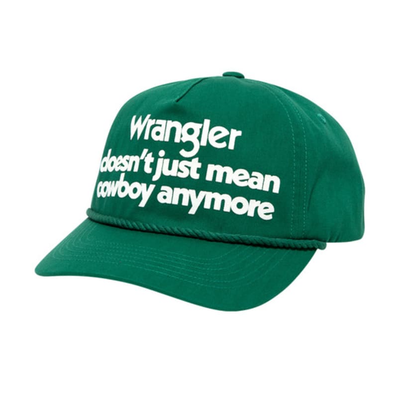 

Wrangler Kabel Logo Placard Cap Green FREE
