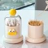 Cartoon Toothpick Holder With Removable Dust Cover Plastic Toothpick Dental