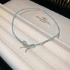 Stone Pearl Butterfly Necklace Fashion Retro Premium Clavicle Chain Personality Ethnic Style Jewelry