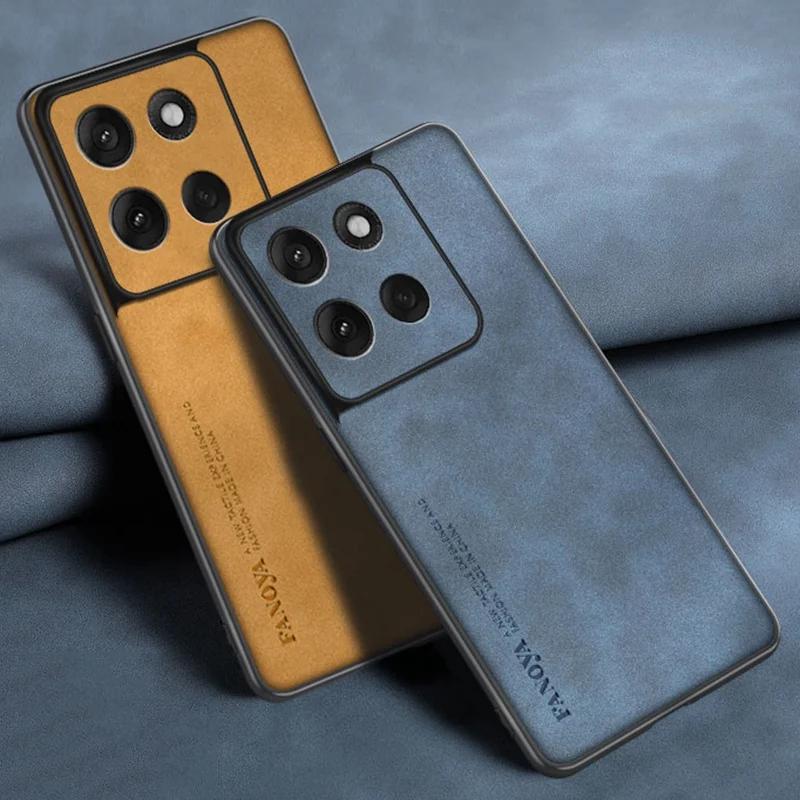 Per Motorola Moto G86 Power Custodia Lussuosa in Ecopelle PU Per Motorola G86 Cover Posteriore in Silicone Antiurto Protezione Completa
