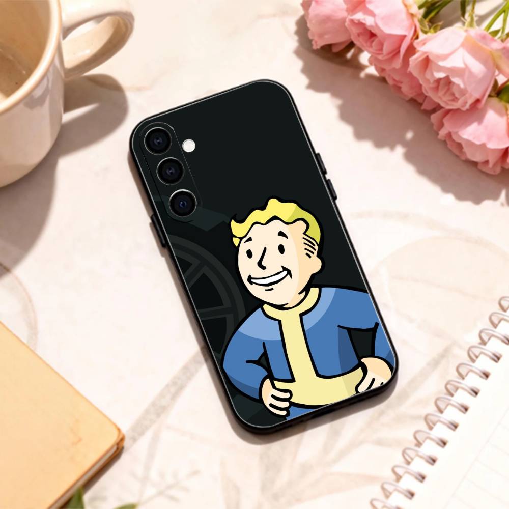 V-Vault B-Boy F-Fallout Phone Case For Samsung Galaxy A73,A72,A71,A70,A53,A52,A51,Others Soft Black Shell