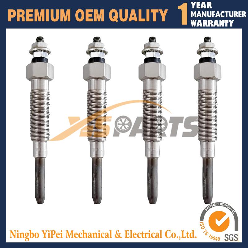 4PCS Glow Plug 32A66-03100 For Mitsubishi F18B FD28 FD35A S4L S4L2 S4Q-2 S4S S4Q2 K4N K4A Engines 12V
