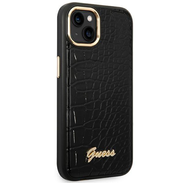 Guess Guhcp14Mhgcrhk Iphone 14 Plus / 15 Plus 6.7 Czarny/Black Hardcase Croco Collection