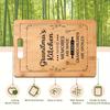 Nanmu Laser - Engraved Cutting Board, Custom Pattern with Handle, Kitchen Chopping Board Grandma Birthday Mothers Day Gifts From