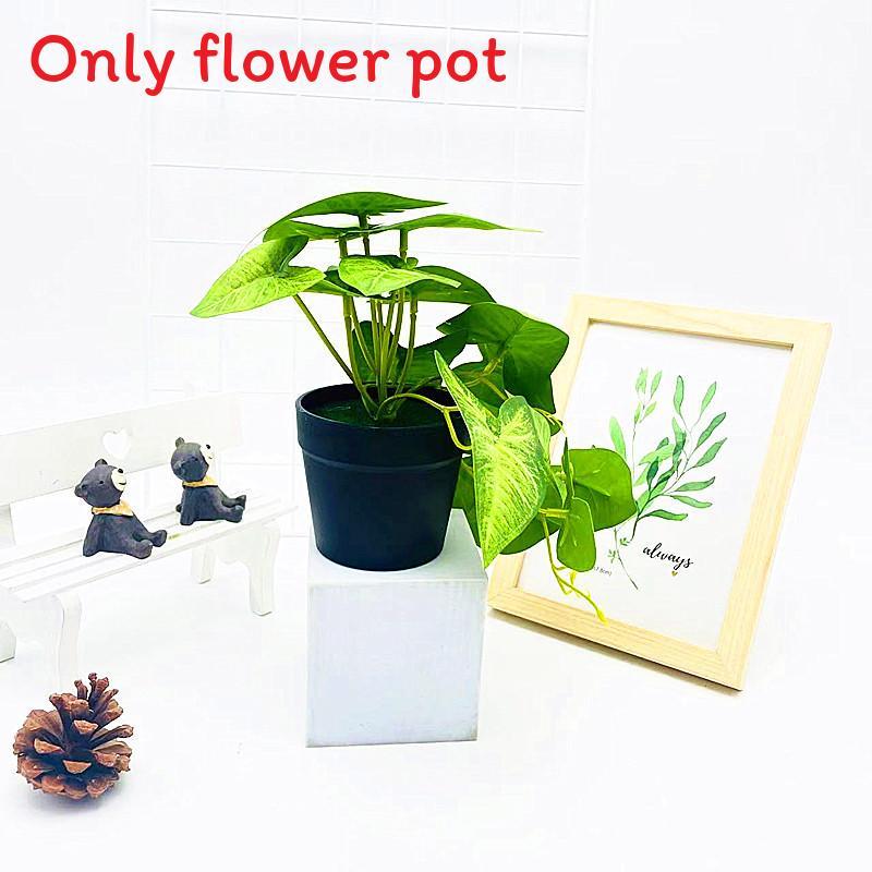 Simulation Epipremnum Aureum Potted Artificial Plant Decor Ornament