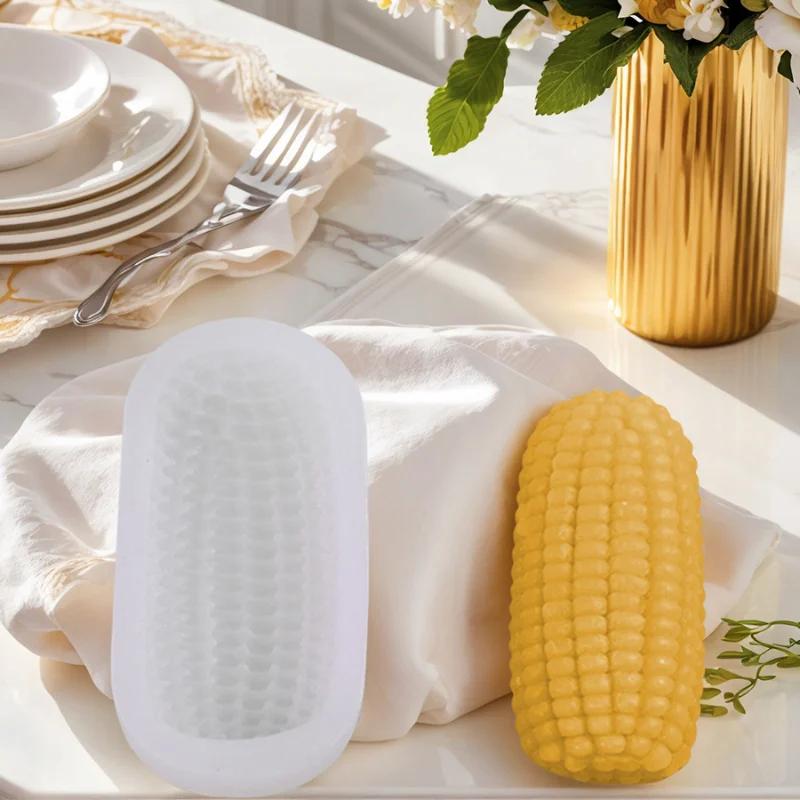 Top Quality 3D Corn Silicone Mold DIY Chocolate Mold, Dessert Making, Mousse Cake, Ice Cream Mold, Food Safety Materials Squeeze