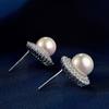 Lindon 925 Sterling Silver Synthetic Pearl Earrings Drop Earrings For Women Wedding Party Gifts