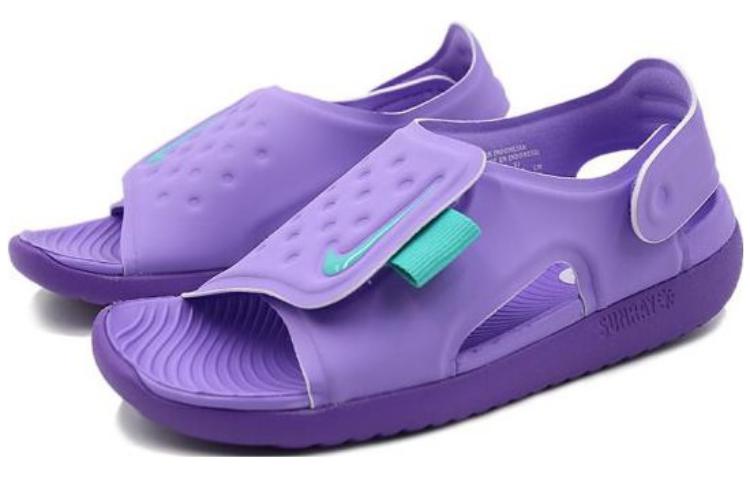 Nike Sunray Adjust 5 Breathable And Lightweight Children's Sandals Purple Kids' AJ9076-500