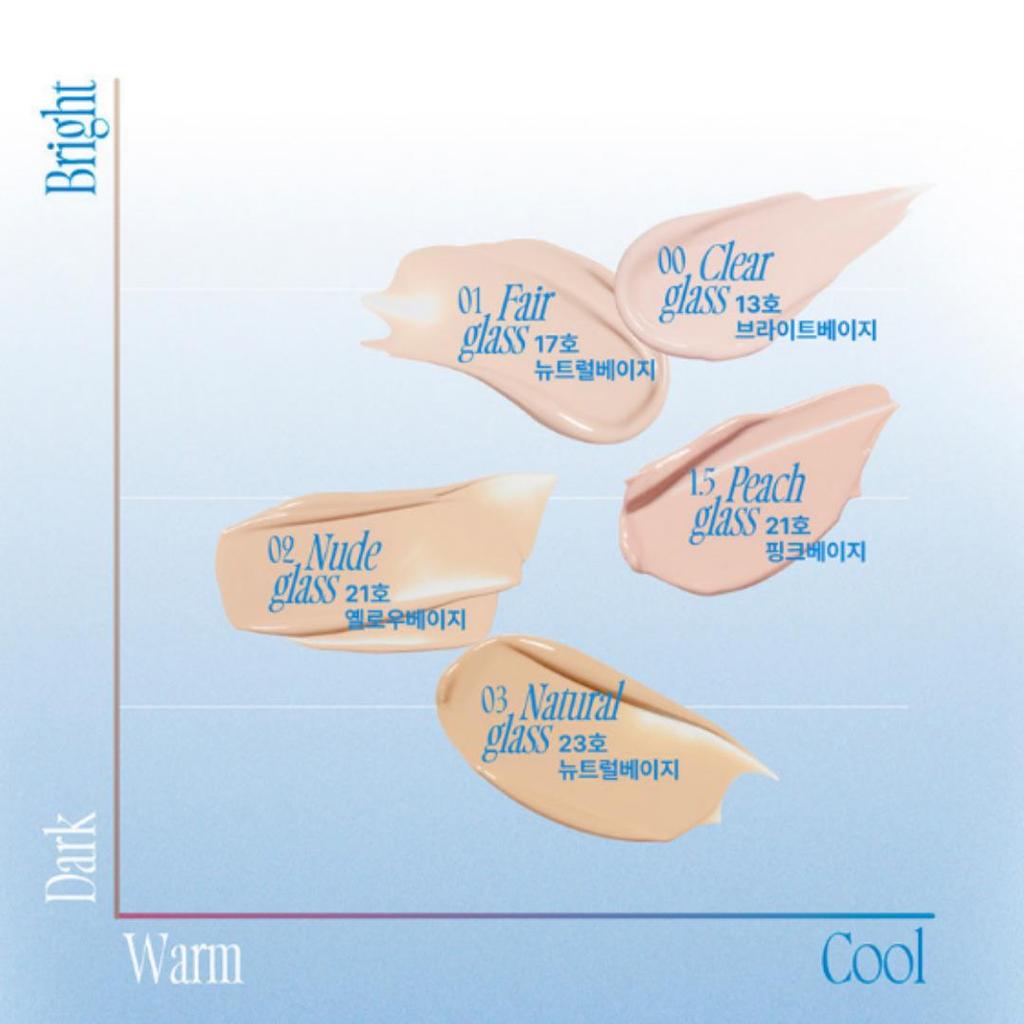 [fwee] Cushion Glass Natural 13g (5 Farben)