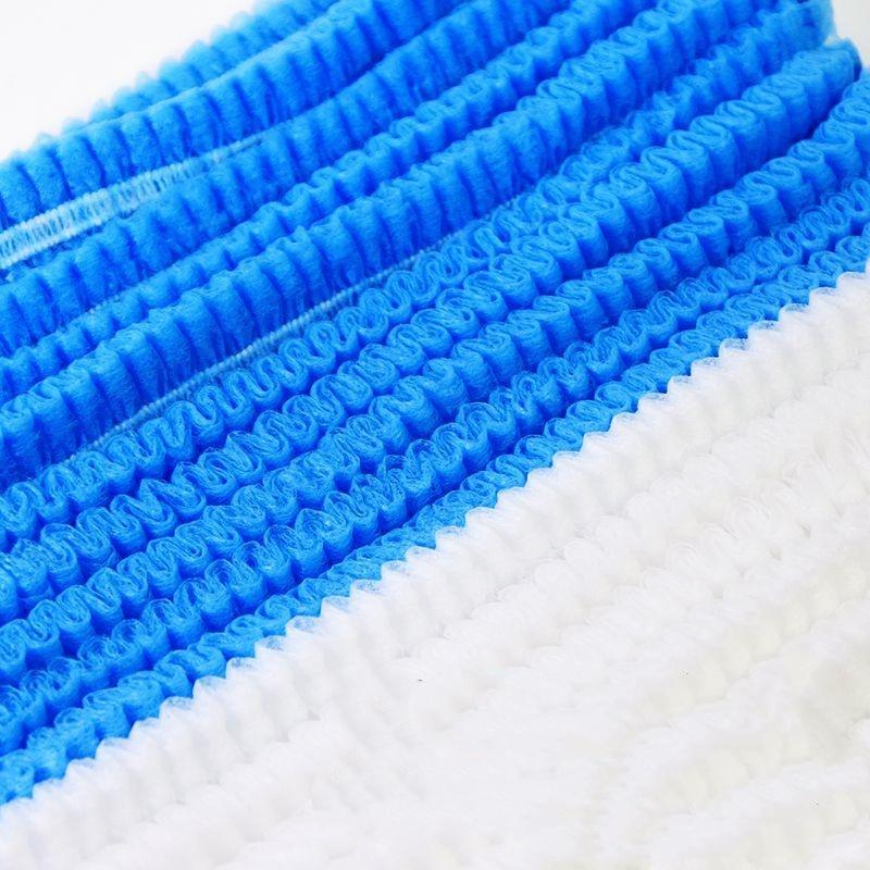 100 Disposable Elastic Hair Caps, Headscarves, Hair Nets, Elastic One-Size-Fits-All, Suitable for Cosmetics, Beauty, Kitchen, Cooking, Home Indu