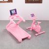 Mini Fitness Equipment Dollhouse Simulation Gym Treadmill Dumbbell Weight Lifting Machine Model Decor 1/12 Doll House Accessory