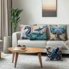 4Pcs/Set Marine Animal Decor Cushions Pillowcase Polyester Cushion Cover Throw Pillow Pillowcover Home Car Sofa Decor