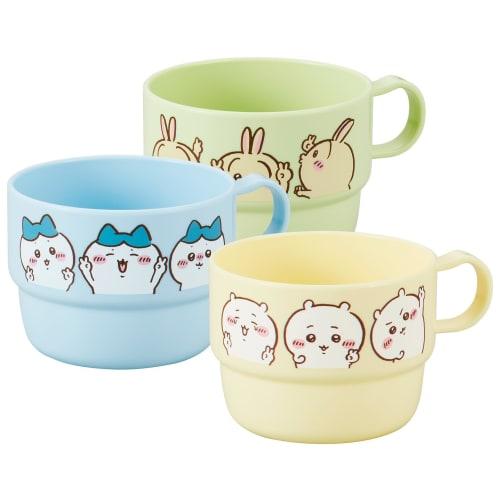 OSK Children's Cups, Set of 3, 230ml, Chiikawa CKW No. 4, Made In Japan, PT-6