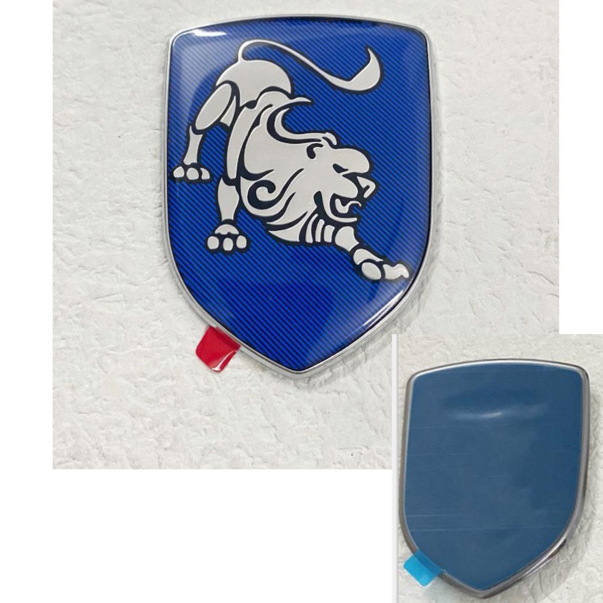 1Pc YOYO Car Accessories Plated For DMF FORTHING T5 EVO T5evo 600 S60EV Car Badge logo Trim синий