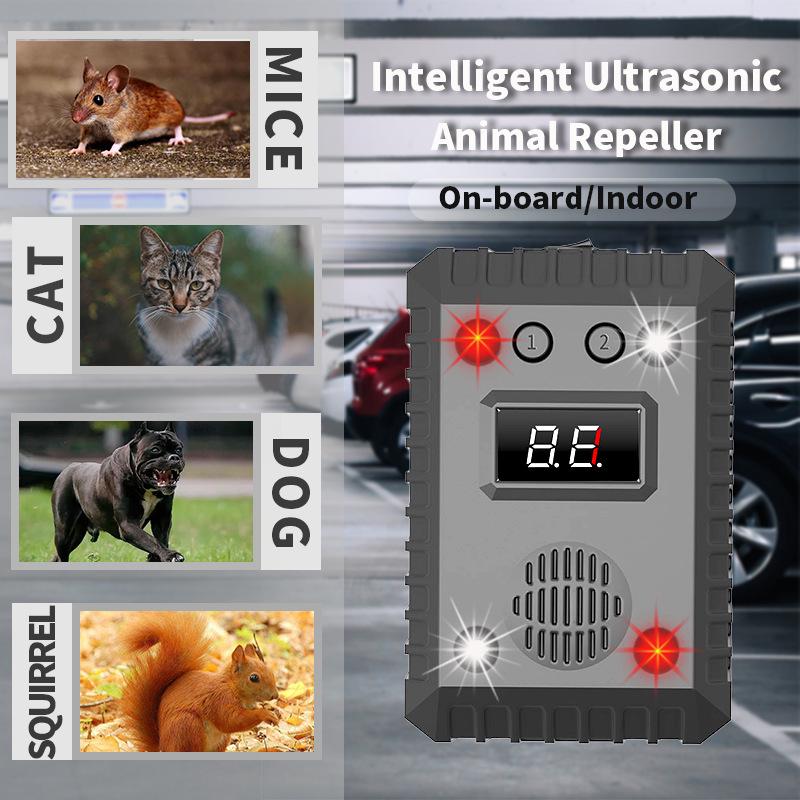 Hochleistungs-Ultraschall-Auto-Mausvertreiber mit LED-Blinklichtern