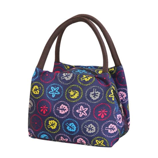 

Lunch Bag Portable Large Opening Waterproof Oxford Bento Bag Lightweight Tear-Resistant Work Lunch Carrier for Women Men Hiking Picnic E
