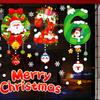 Weihnachten Schneemann Schneeflocke Weihnachtsmann Heimparty Dekoration Aufkleber Elektrostatische Glasfenster Wandaufkleber Neujahr