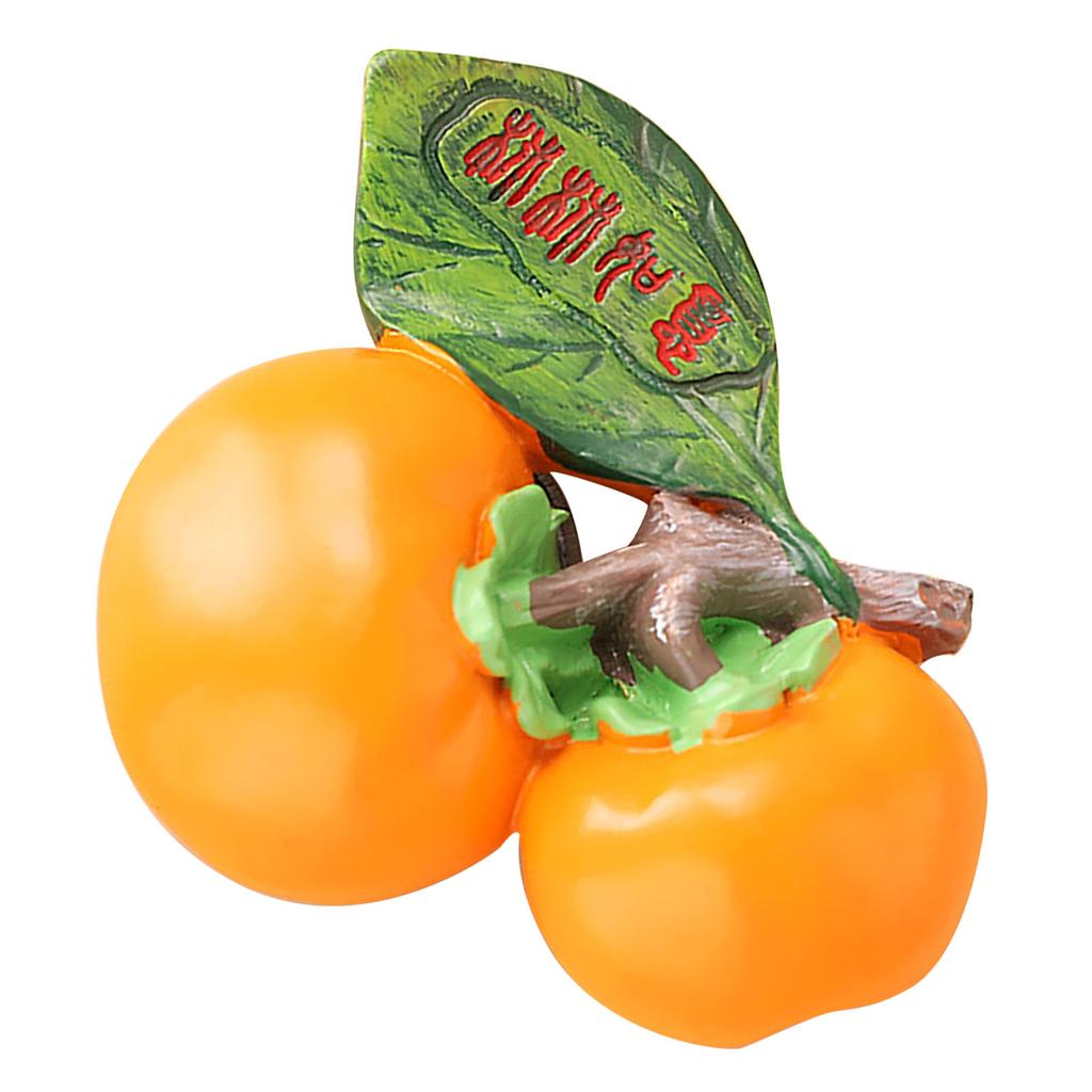 Refrigerator Magnet 3D Fruit Shape Resin Cute Decorative Multi Purpose Fridge Magnet Photo Props