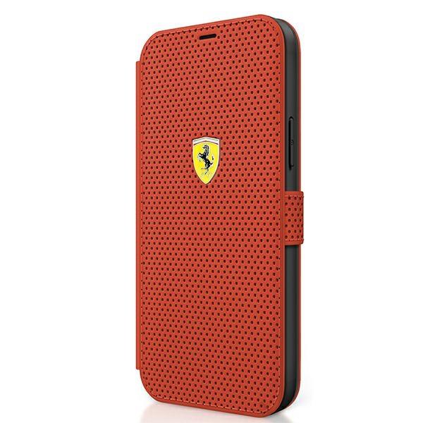 Ferrari Fespeflbkp12Sre Iphone 12 Mini 5,4 Czerwony/Red Book On Track Perforated