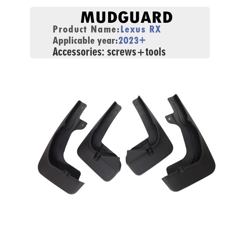 2024 2025 FOR Lexus RX RX300 RX350H RX500H Mudguard Fender Mud Flaps Guards Splash Mudflaps Car Accessories 4pcs