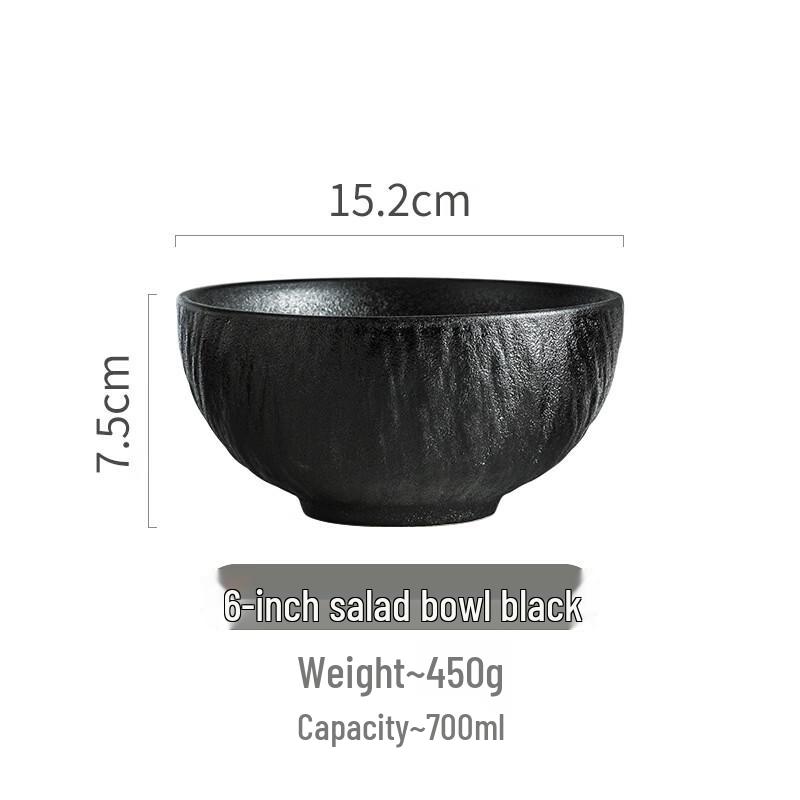 Zhi Shi Stone Pattern Ceramic Bowl