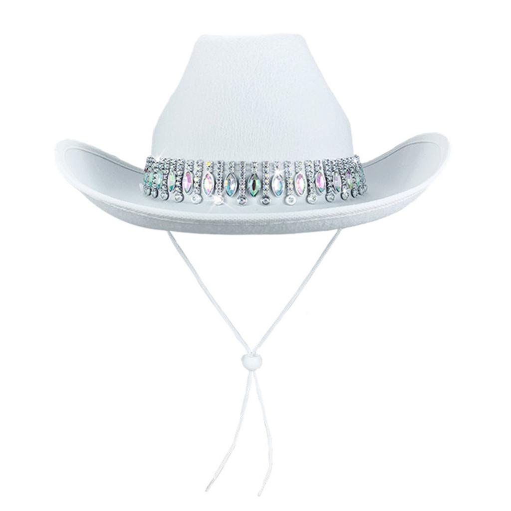 Cowboy Hat With Red Edging And Water Droplet Edging. Cowboy Hat With Edging. Cowboy Hat With Edging