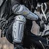 4 st Knäskydd Armbågsskydd Smalbensskydd Motorcykelkörning Skyddsutrustning Andningsbar