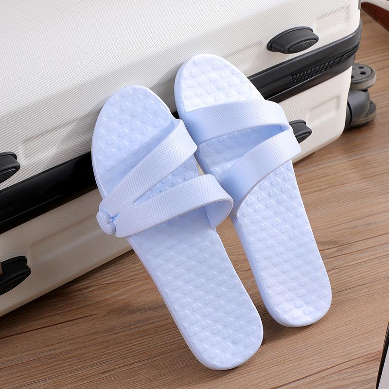Lightweight Non-Slip Flip Flops for Men and Women Soft-Soled Beach Swimming and Business Travel Portable Foldable Slippers 41-42 синий 1279₽