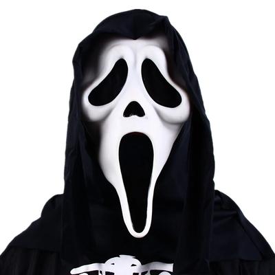  Ghost Face Scream Film Horor Maska Halloween Killer Strašidelná maska ​​Pokrývka hlavy Cosplay Kostým pre dospelých Doplnky Rekvizity Oblek