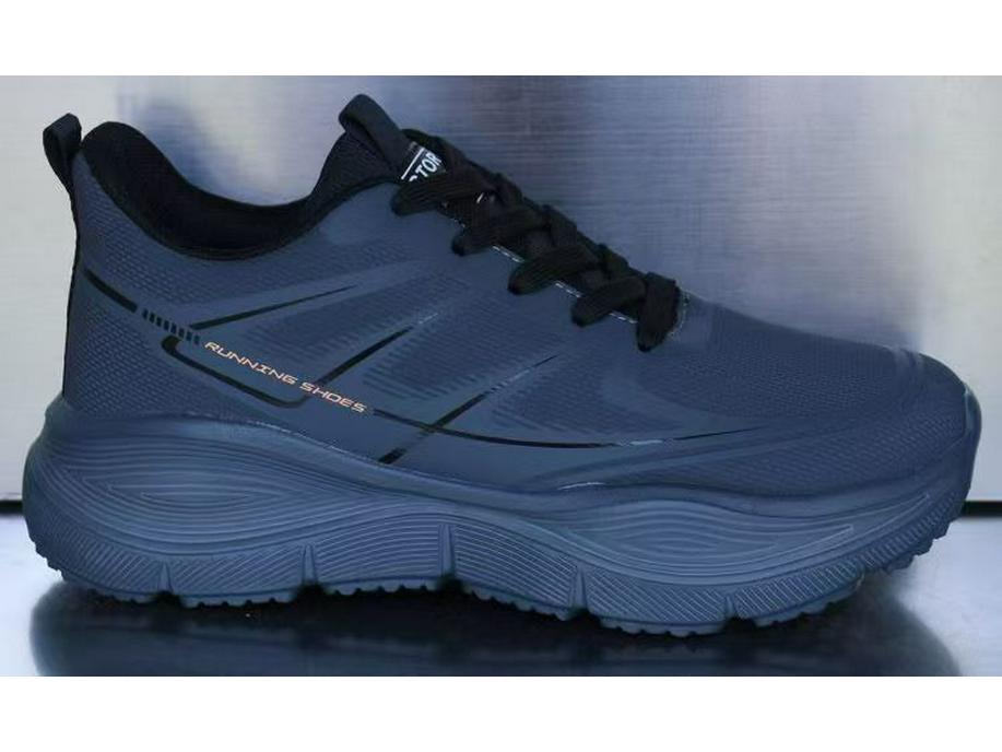 Brandneue wasserdichte Leder-Sneaker für Herren, superleicht, rutschfest, weiche Sohle, vielseitig für Fitness und Laufen, Schwarz.