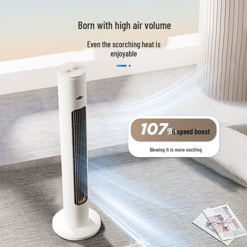 Airmate Bladeless Tower Fan with Natural Breeze CN plug (adapter included)