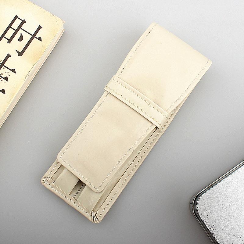Luxury PU Leather 2 Slots  Jinhao x159 Specification Fountain Pen Tray Holder Pencil Case Office School Supplies Pouch