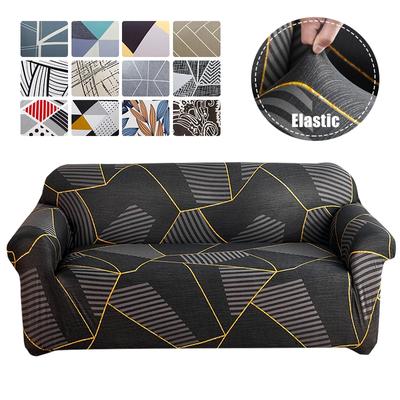 Geometry Elastic Sofa Covers for Living Room Kids Pets All Inclusive Stretchable Couch Cover I Shape Corner Sofa Slipcover 1pc