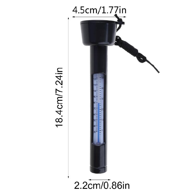 Water Temperature Meter with String for Swimming Pools Hot Tubs Fish Pond