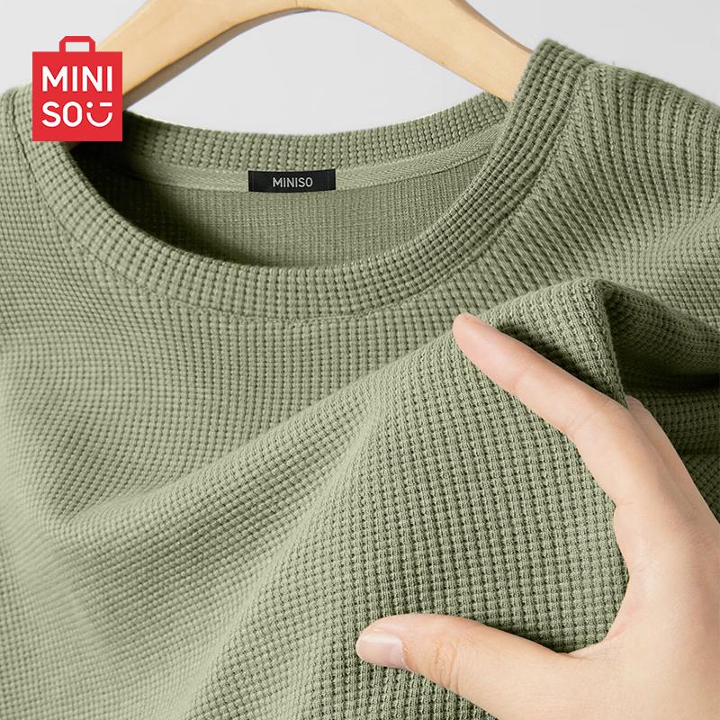 MINISO Men's 2026 Casual Loose Short Sleeve T-Shirt