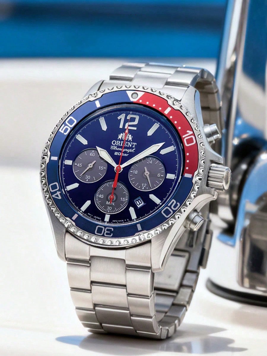 Мужские кварцевые часы Orient RA-TX0201L10B зерна